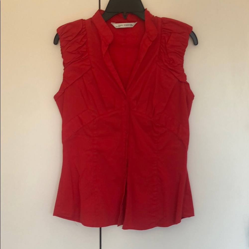 Beautiful red blouse